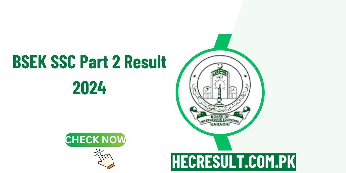 BSEK SSC Part 2 Result 2024