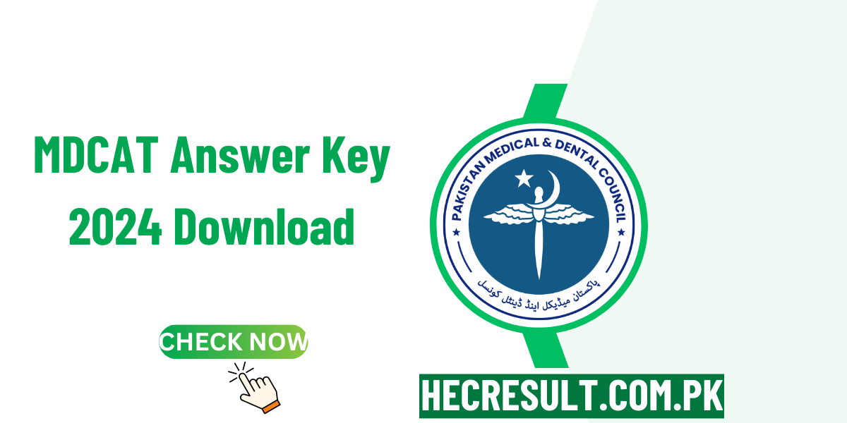 MDCAT Answer Key 2024 PDF Download