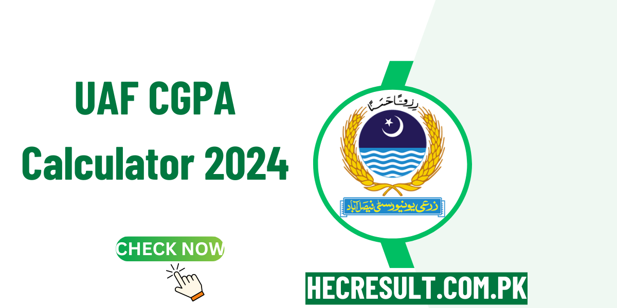 UAF CGPA Calculator 2024