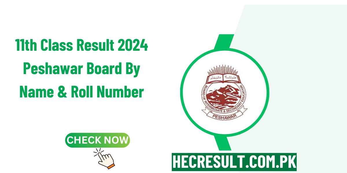 11th Class Result 2024 BISEP Peshawar Board By Name & Roll Number