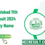 BISE Faisalabad Board 11th Class Result 2024 Check By Name