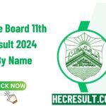 BISE Lahore Board 11th Class Result 2024 Check By Name