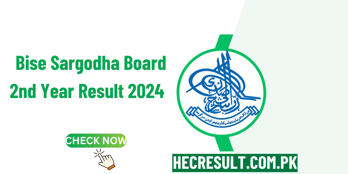 BISE Sargodha Board 2nd Year Result 2024