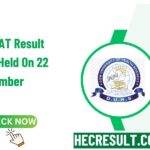 DUHS MDCAT Result 2024 Test Held On 22 September