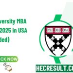 Harvard University MBA Scholarship 2025 in USA (Funded)