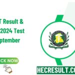 JSMU MDCAT Result & Answer Key 2024 Test Held 22 September