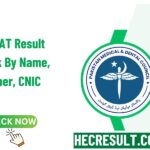 PMDC MDCAT Result 2024 Check By Name, Roll Number, CNIC