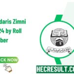 Wifaq Ul Madaris Zimni Result 2024 by Roll Number