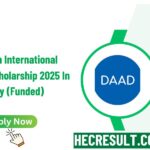 DAAD Berlin International Excellence Scholarship 2025 In Germany (Funded)